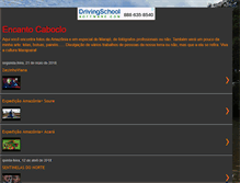 Tablet Screenshot of encantocaboclo.com.br